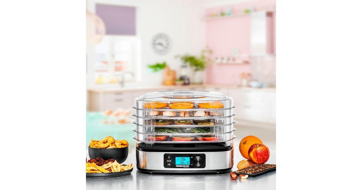 ▷ Rommelsbacher DA 350 disidratatore alimentare Acciaio inossidabile 350 W