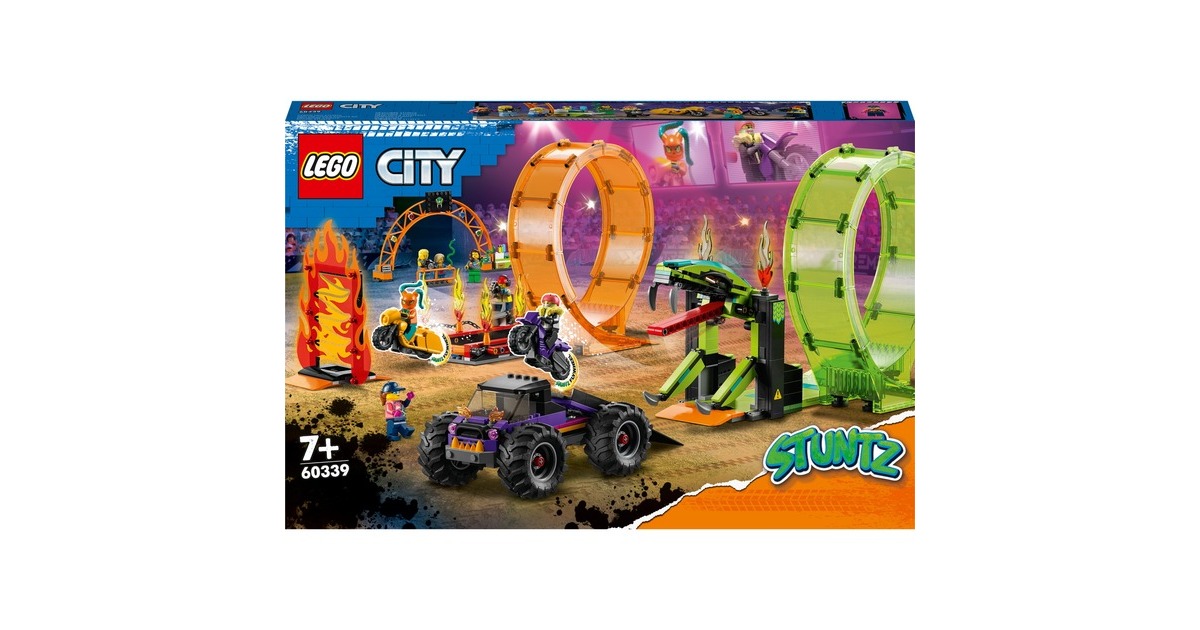 Lego City Arena delle acrobazie Set da costruzione, 7 anno/i, Plastica, 598  pz, 1,47 kg