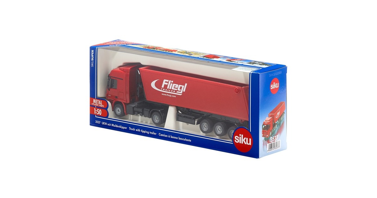 Acquista online Camion giocattolo Siku MAN TGA con escavatore cingolato -  Camion SIKU – ScifoStore