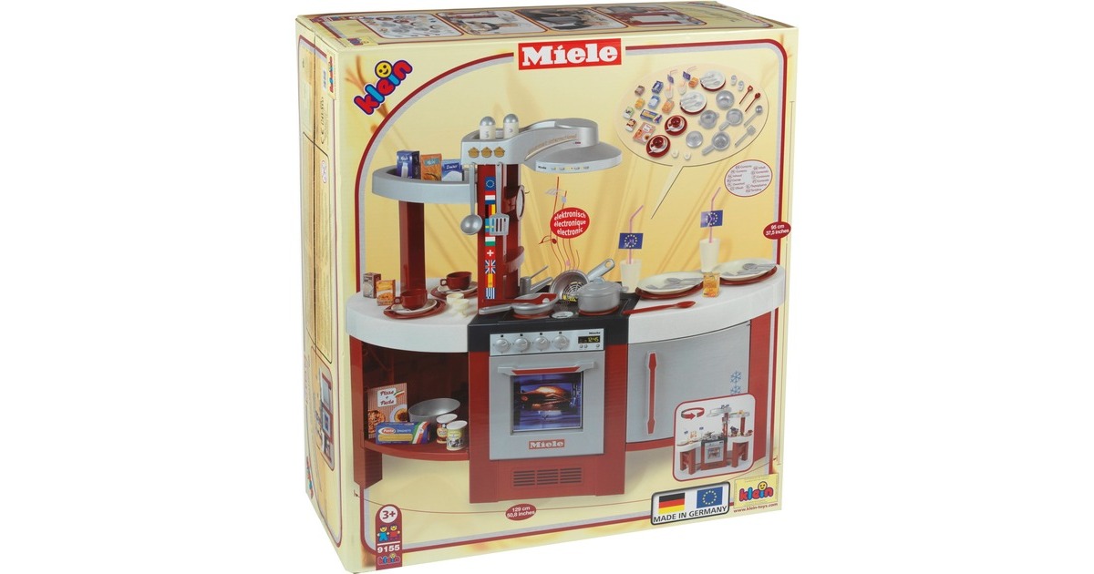 Theo Klein 9155 cucina giocattolo 3 anno/i, Assemblaggio necessario,  Plastica, Rosso