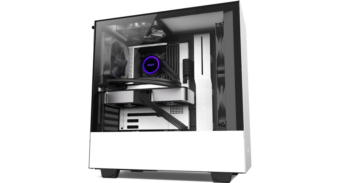 NZXT Kraken 120 Processore Raffreddatore di liquidi tutto in uno 12 cm Nero  Nero (opaco), Raffreddatore di liquidi tutto in uno, 12 cm, 73,11 pdc/min,  Nero