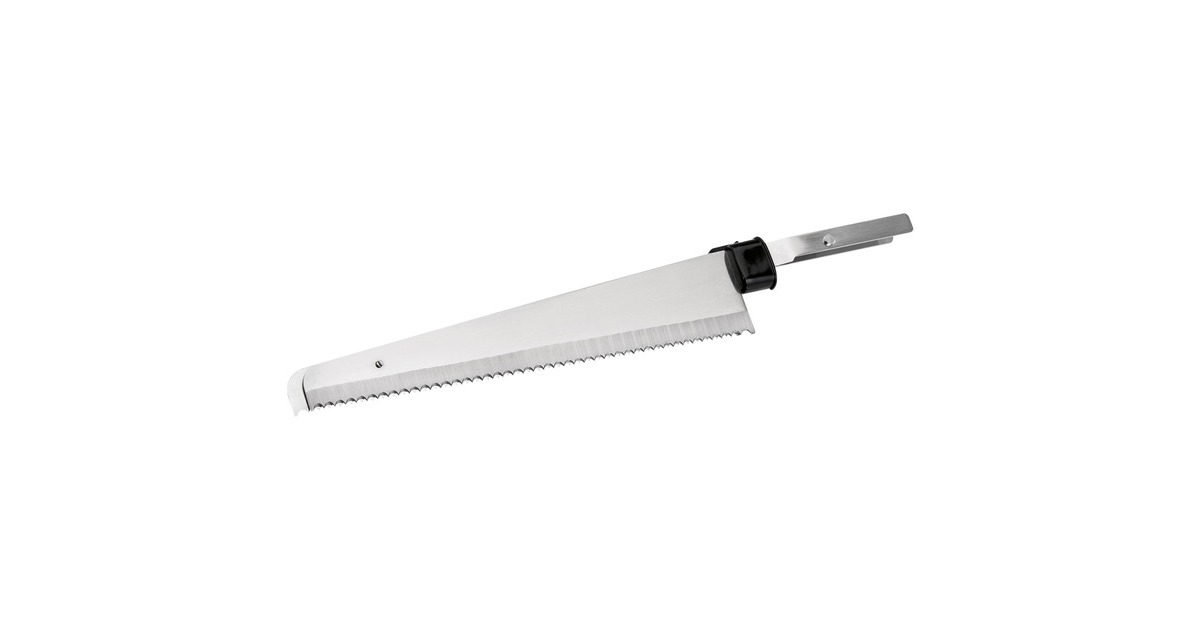 Clatronic Coltello elettrico EM 3702, coltello elettrico da cucina,  ausiliario da cucina con motore da 120 W, incl. scatola di conservazione,  acciaio inox/nero : : Casa e cucina