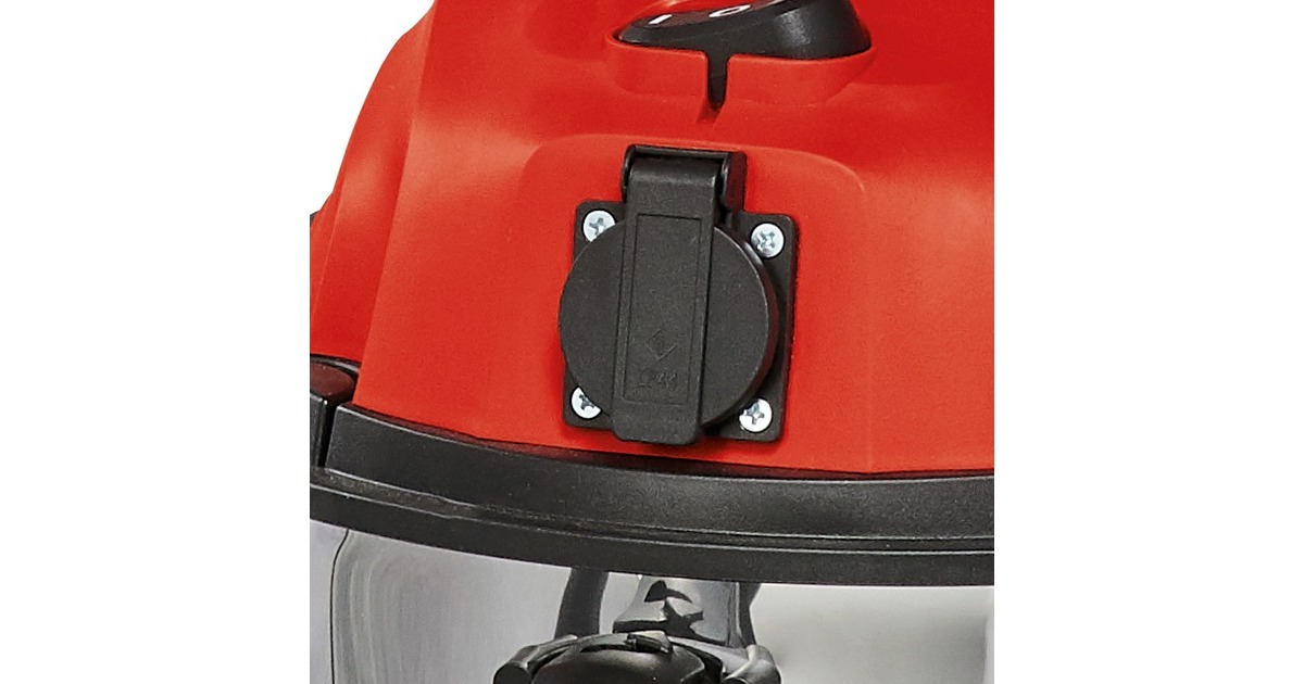 Einhell TH-VC 1930 SA 30 L Aspiratore a cilindro Secco e bagnato 2000 W  Senza sacchetto rosso, 2000 W, Aspiratore a cilindro, Secco e bagnato, Senza  sacchetto, 30 L, 80 dB