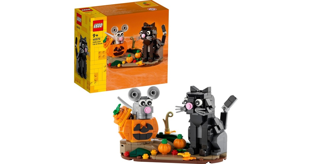 Gatto e topo di Halloween - Lego 40570.