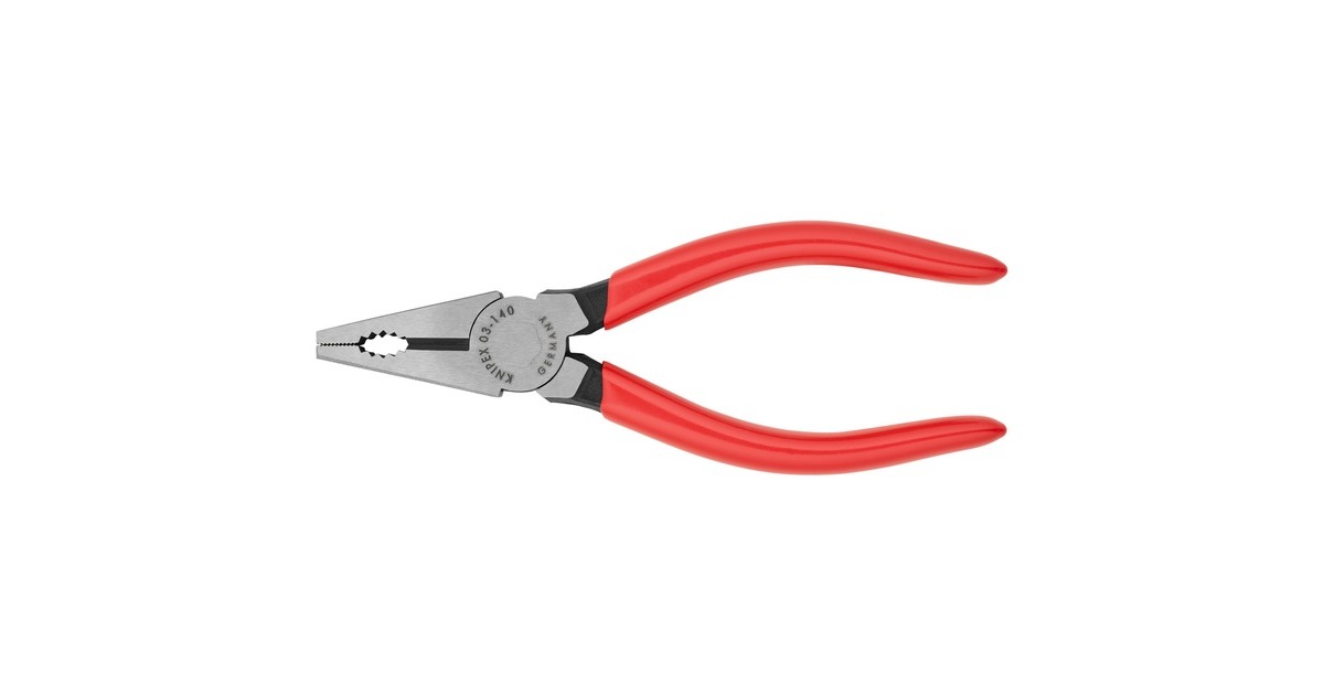 Knipex 03 01 200 pinza Pinze da elettricista rosso, Pinze da elettricista,  Acciaio, Plastica, Rosso, 20 cm, 276 g