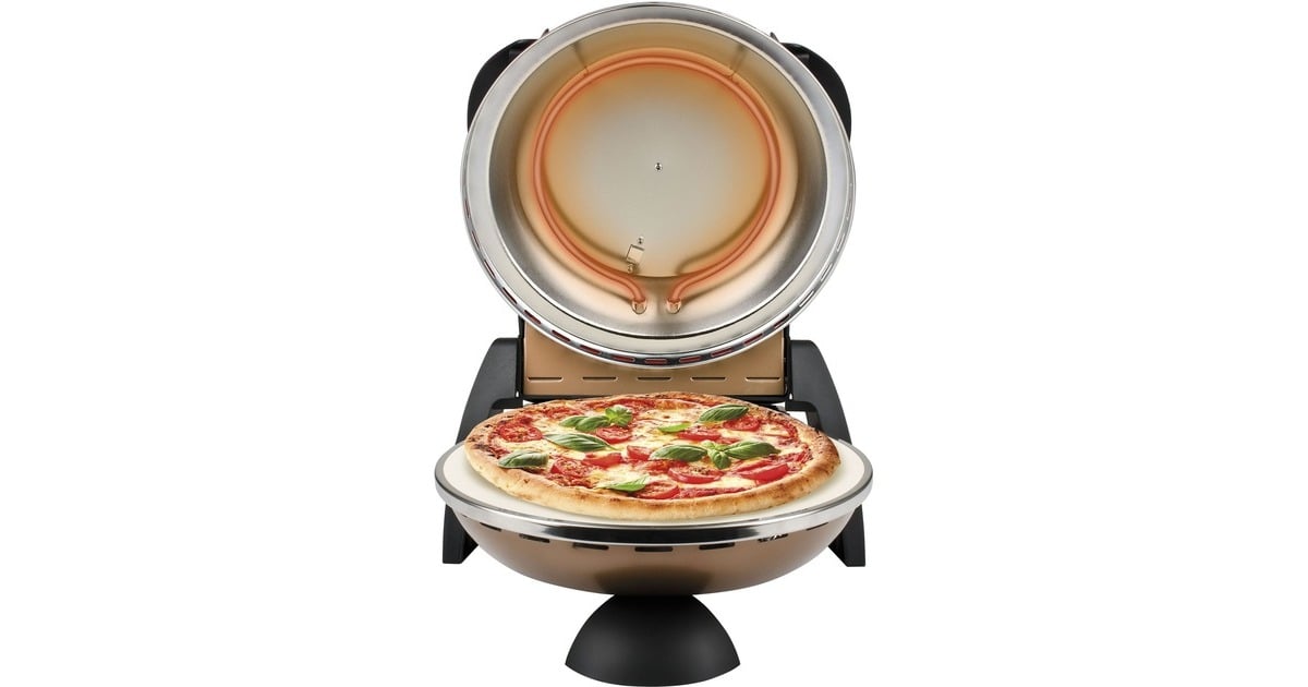 G3 Ferrari Delizia macchina e forno per pizza 1 pizza(e) 1200 W Rosso  rosso/Nero, 1 pizza(e), Acciaio inossidabile, 31 cm, Meccanico, 400 °C,  Rosso