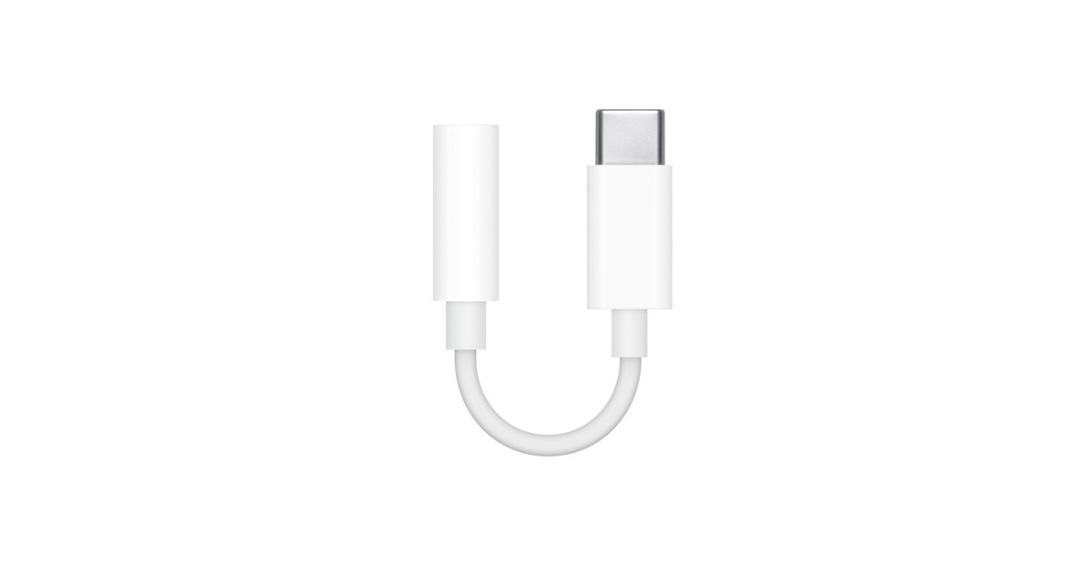 Apple Adattatore da USB-C a jack cuffie (3.5 mm) bianco, 3.5mm, USB-C,  Bianco