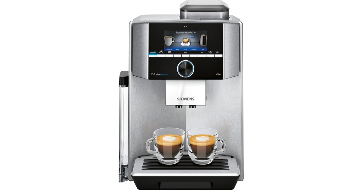 Siemens EQ.9 TI9558X1DE macchina per caffè Automatica Macchina per espresso  2,3 L accaio, Macchina per espresso, 2,3 L, Chicchi di caffè, Caffè  macinato, Macinatore integrato, 1500 W, Nero, Acciaio inossidabile