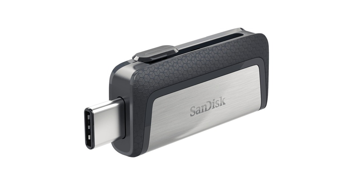 SanDisk Ultra Dual Drive USB Type-C unità flash USB 128 GB USB Type-A / USB  Type-C 3.2 Gen 1 (3.1 Gen 1) Nero, Argento 128 GB, USB Type-A / USB Type-C,  3.2