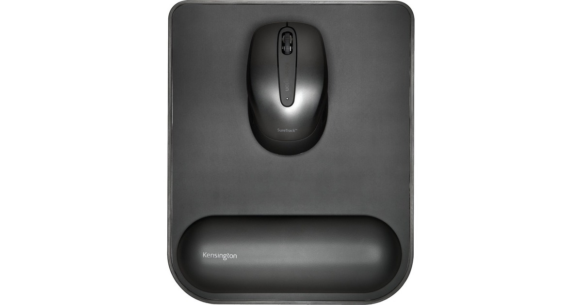 Kensington Mouse pad poggiapolsi ErgoSoft™ Nero, Nero