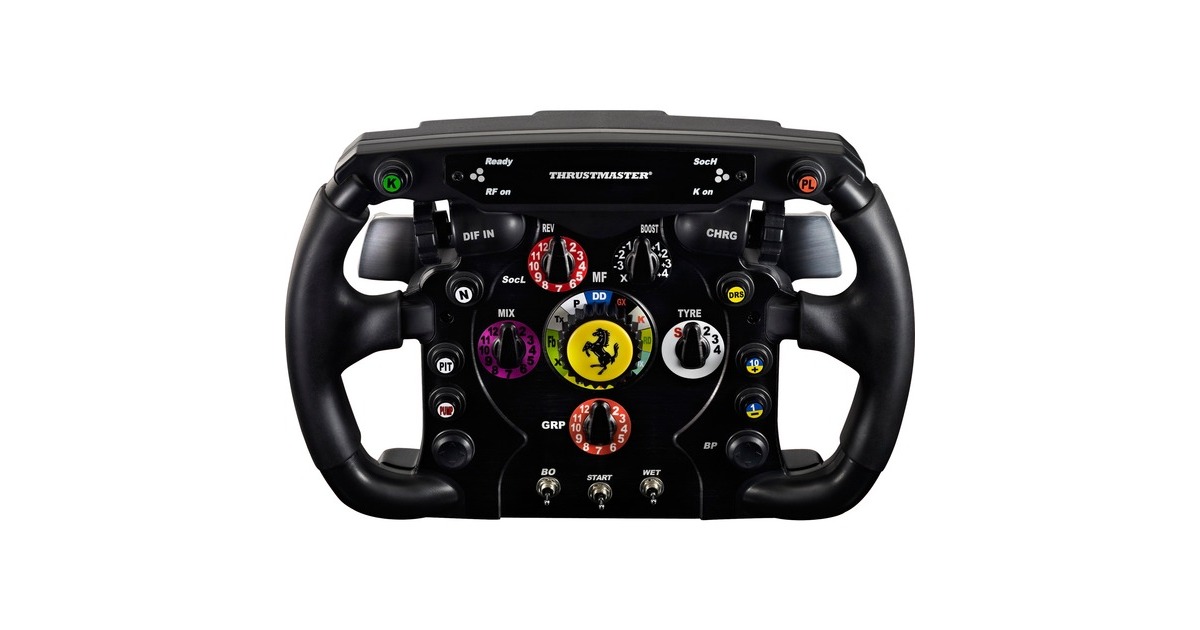 Thrustmaster Ferrari F1 Nero RF Volante Analogico PC, Playstation 3  Nero/Argento, Volante, PC, Playstation 3, D-pad, Analogico, Wireless, RF