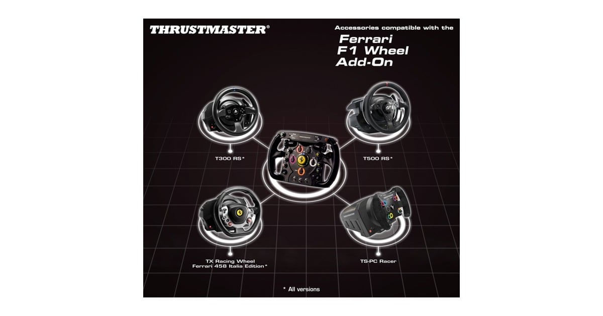 Volante Ferrari F1 Add-On per T500 RS - THR THRUSTMASTER 3362934108717