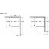 Bosch Serie 4 KGN39VIBT frigorifero con congelatore Libera installazione 363 L B Acciaio inossidabile accaio, 363 L, SN-T, 10 kg/24h, B, Compartimento zona fresca, Acciaio inossidabile