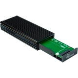 Inter-Tech K-1685 Box esterno SSD Nero M.2 Nero, Box esterno SSD, M.2, M.2, 10 Gbit/s, Collegamento del dispositivo USB, Nero