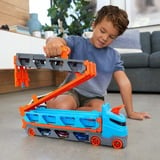 Mattel City HW Camion 2in1 Trasport+Pista blu/Orange, Set di veicoli, 4 anno/i, Plastica, Grigio, Multicolore