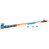 Mattel City HW Camion 2in1 Trasport+Pista blu/Orange, Set di veicoli, 4 anno/i, Plastica, Grigio, Multicolore