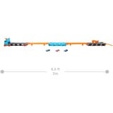 Mattel City HW Camion 2in1 Trasport+Pista blu/Orange, Set di veicoli, 4 anno/i, Plastica, Grigio, Multicolore