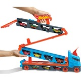 Mattel City HW Camion 2in1 Trasport+Pista blu/Orange, Set di veicoli, 4 anno/i, Plastica, Grigio, Multicolore