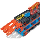 Mattel City HW Camion 2in1 Trasport+Pista blu/Orange, Set di veicoli, 4 anno/i, Plastica, Grigio, Multicolore