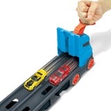 Mattel City HW Camion 2in1 Trasport+Pista blu/Orange, Set di veicoli, 4 anno/i, Plastica, Grigio, Multicolore