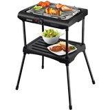 Unold UNO 58550 Barbecue Zona cottura Nero 2000 W Nero, 2000 W, Barbecue, 360 x 700 x 500 mm, Zona cottura, Nero, Rettangolare