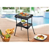 Unold UNO 58550 Barbecue Zona cottura Nero 2000 W Nero, 2000 W, Barbecue, 360 x 700 x 500 mm, Zona cottura, Nero, Rettangolare