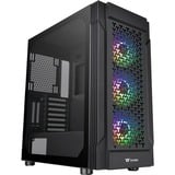 Thermaltake Versa T27 TG ARGB Midi Tower Nero Nero, Midi Tower, PC, Nero, ATX, EATX, micro ATX, Mini-ITX, SPCC, Giocare