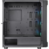 Thermaltake Versa T27 TG ARGB Midi Tower Nero Nero, Midi Tower, PC, Nero, ATX, EATX, micro ATX, Mini-ITX, SPCC, Giocare