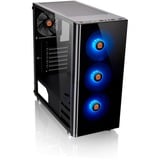 Thermaltake V200 TG RGB Midi Tower Nero Nero, Midi Tower, PC, Nero, ATX, micro ATX, Mini-ITX, SPCC, Giocare