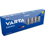 VARTA 10x AA 4106 Batteria monouso Stilo AA Alcalino Batteria monouso, Stilo AA, Alcalino, 1,5 V, 10 pz, Blu