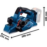 Bosch GHO 18V-26 Professional, 06015B5001 blu/Nero