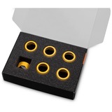 EKWB EK-Quantum Torque Compression Ring 6-Pack HDC 14 - Gold oro