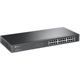 TP-Link Switch 24-porte Gigabit Rack Unmanaged Nero, Non gestito, Gigabit Ethernet (10/100/1000), Full duplex, Montaggio rack, 1U, Vendita al dettaglio