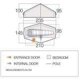 Vango TEUHELIUM000002, F10 Helium UL 2 verde scuro