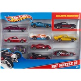 Mattel Hot Wheels 10 veicoli assortiti Modello di auto, 3 anno/i, Multicolore