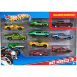 Mattel Hot Wheels 10 veicoli assortiti Modello di auto, 3 anno/i, Multicolore