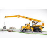 bruder MACK Granite Liebherr crane truck veicolo giocattolo giallo/grigio, 4 anno/i, ABS sintetico, Nero, Giallo
