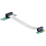 DeLOCK 41839 slot di espansione PCIe x1 Male, 0,13 m, Nero