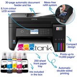 Epson EcoTank ET-3850 Nero, Ad inchiostro, Stampa a colori, 4800 x 1200 DPI, A4, Stampa diretta, Nero