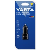 VARTA 57932 101 401 Caricabatterie per dispositivi mobili Nero Auto Nero, Auto, Accendisigari, 12 V, Nero