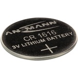 Ansmann Lithium CR 1616, 3 V Battery Batteria monouso Ioni di Litio argento, 3 V Battery, Batteria monouso, Ioni di Litio, 3 V, 1 pz, CR 1616