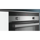 Siemens iQ100 HB113FBS1 forno 66 L A Nero, Acciaio inossidabile accaio/Nero, Media, Forno elettrico, 66 L, 66 L, 50 - 270 °C, Da incasso