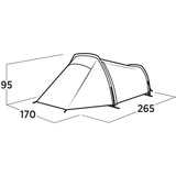 Easy Camp 120468 Sarek 2 verde scuro/Orange