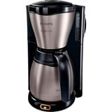 Philips HD7548 Macchina da caffè con filtro 1,2 L Nero/in acciaio inox, Macchina da caffè con filtro, 1,2 L, Caffè macinato, 1000 W, Nero, Metallico