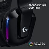 Logitech G733 Cuffia Padiglione auricolare Nero Nero, Cuffia, Padiglione auricolare, Giocare, Nero, Stereofonico, Manopola