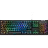 Sharkoon SKILLER SGK30 tastiera USB QWERTY Italiano Nero Nero, Full-size (100%), USB, Interruttore a chiave meccanica, QWERTY, LED RGB, Nero