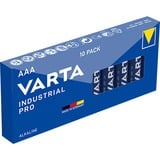 VARTA Industrial LR03 Batteria monouso Mini Stilo AAA Alcalino Batteria monouso, Mini Stilo AAA, Alcalino, 1,5 V, Blu, CE