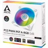 ARCTIC P12 PWM PST A-RGB 0dB 120x120x25 bianco