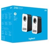 Logitech Z150 6 W Bianco Cablato bianco, 2.0 canali, Cablato, 6 W, Bianco