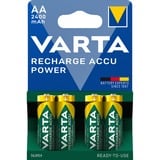 VARTA -56756B Batterie per uso domestico Batteria ricaricabile, Stilo AA, Nichel-Metallo Idruro (NiMH), 1,2 V, 4 pz, 2400 mAh